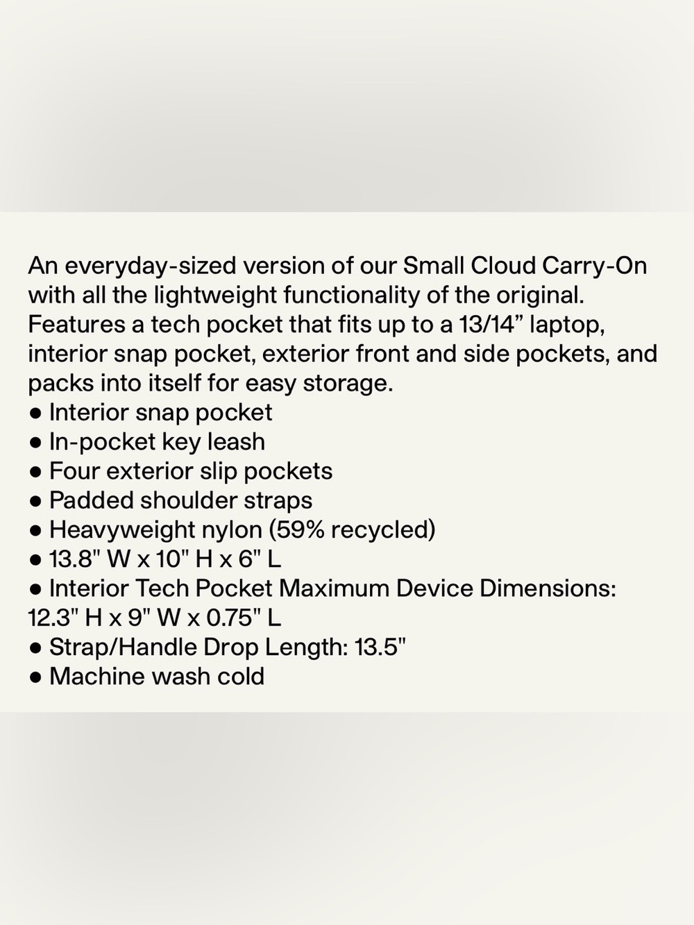 BAGGU X Miffy Every Day Cloud Bag +laptop sleeve Urban outfitters exclusive - Picture 3 of 11